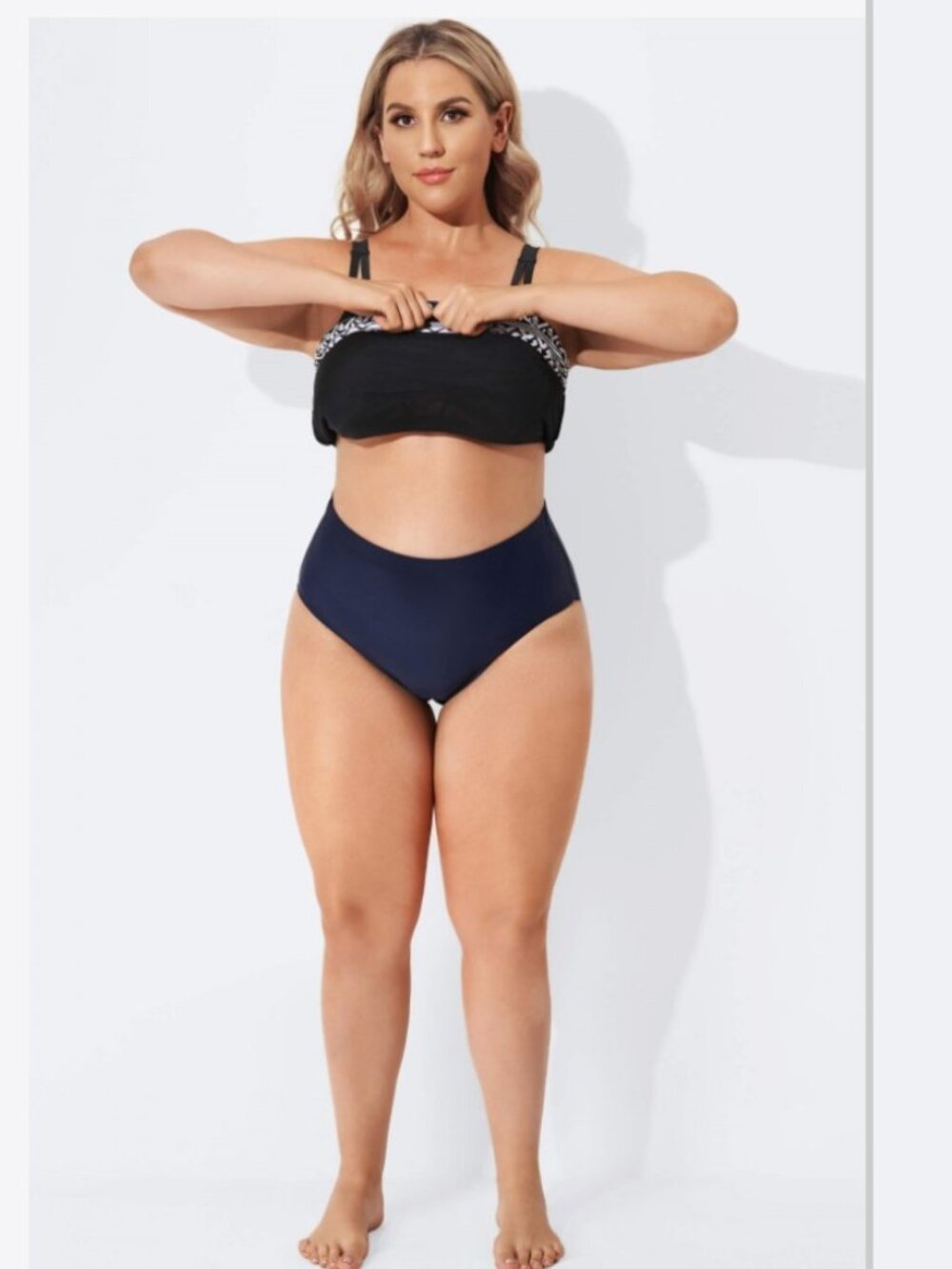 Meet.Curve Navy Fashion Full Coverage Brief For Lady